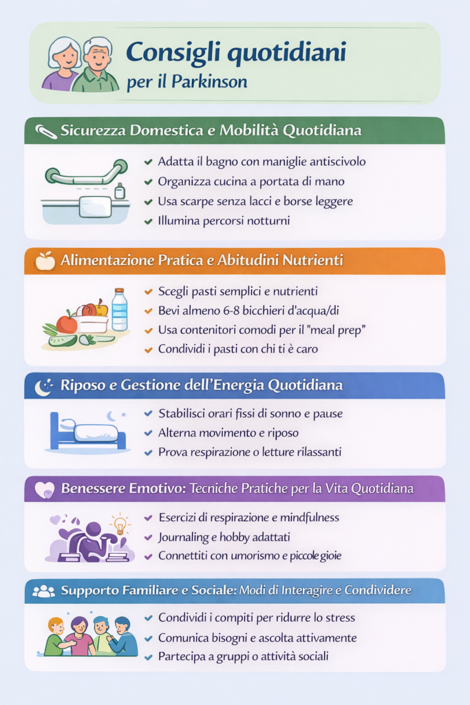Consigli per la gestione del Parkinson