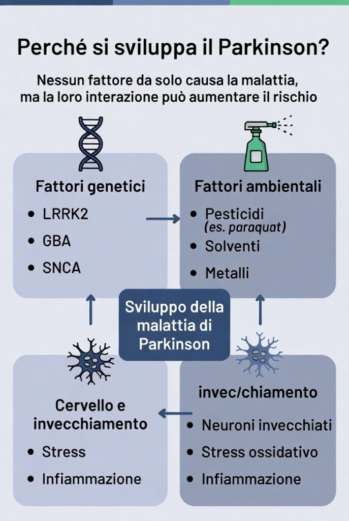 Perchè si sviluppa il Parkinson