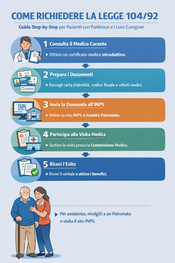 Come richiedere la legge 104